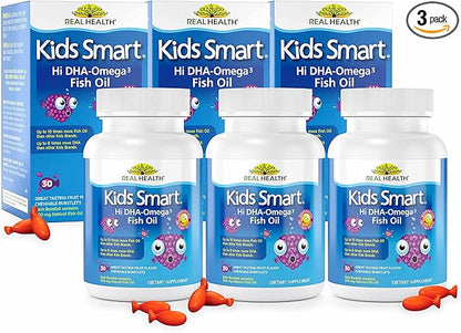 Real Health Bioglan Kids Smart Omega 3 Fish 30 Chewable 3)