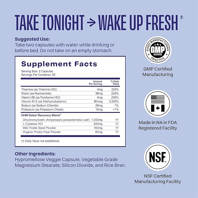 DHM Detox, No Days Wasted, 5 Servings