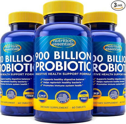 Probiotics for Women and Men 80%+ Stronger 3 Count 60 Tablets