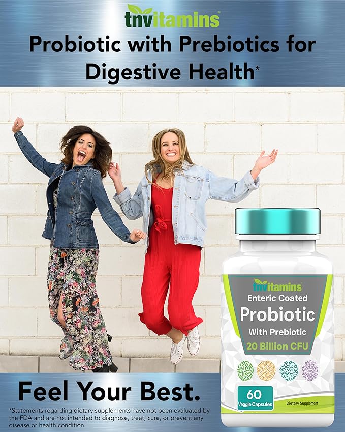 Probiotics for Women & Men 60 Enteric 20 Billion 8 Strains