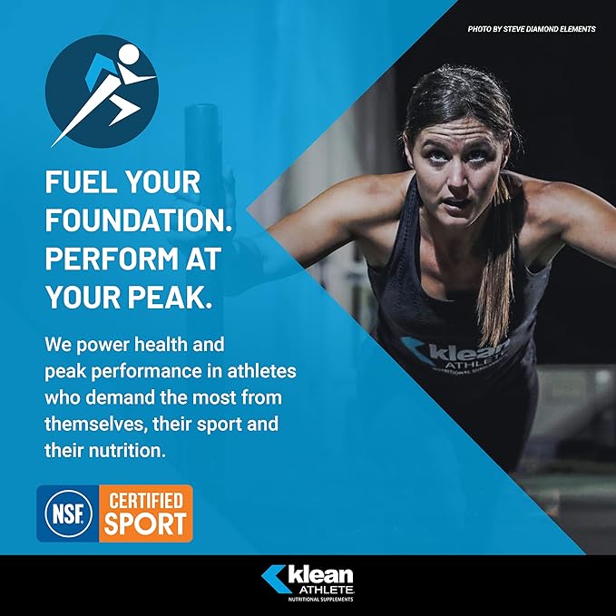 Klean ATHLETE Klean Ashwagandha - for Occasional Stress - Supports Adaptations to Training* - Adaptogen Blend - Vegan & Non GMO - 60 Capsules