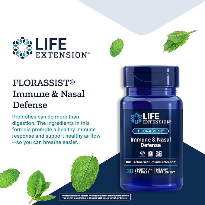 Life Extension FLORASSIST® Immune & Nasal Defense 30 Capsules