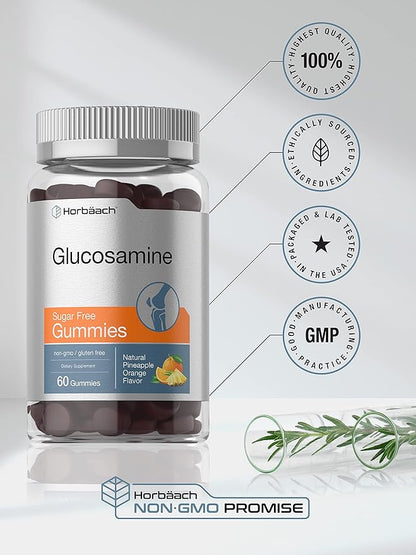 Horbäach Glucosamine Gummies 60 Count