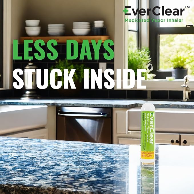 EverClear Medicated Vapor Inhaler, Nasal Decongestant 0.2 ml