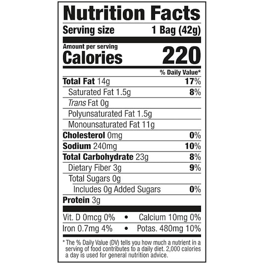Kettle Brand Potato Chips, Krinkle Cut, Salt & Fresh Ground Pepper Kettle Chips, 1.5 Oz (Pack of 24)