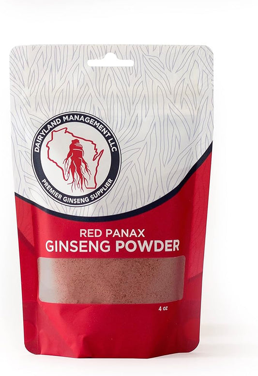 Red Panax Ginseng Powder with Natural (8 oz)- (1 Pack)