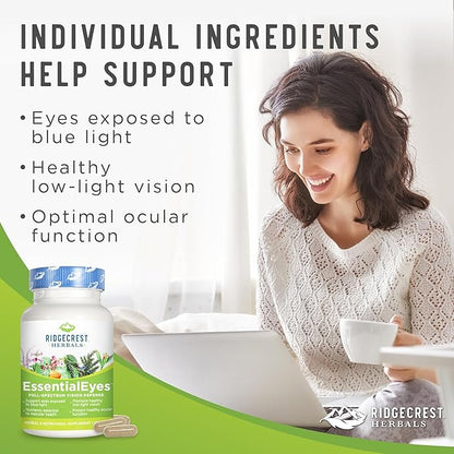 Ridgecrest Herbals EssentialEyes, Natural Eye Vitamin (120 Vegan 30 Serv)