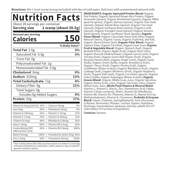 Garden of Life Raw Organic Meal 28 Servings