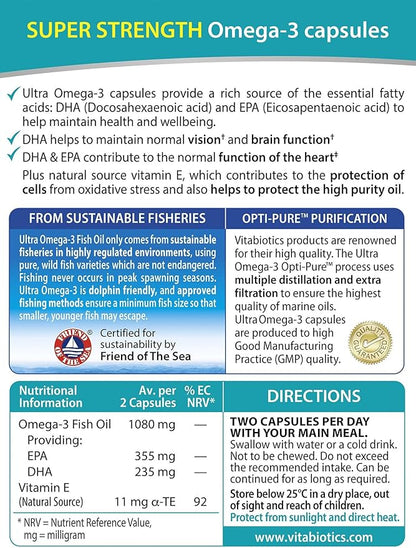 Ultra Omega 3 High Potency 60
