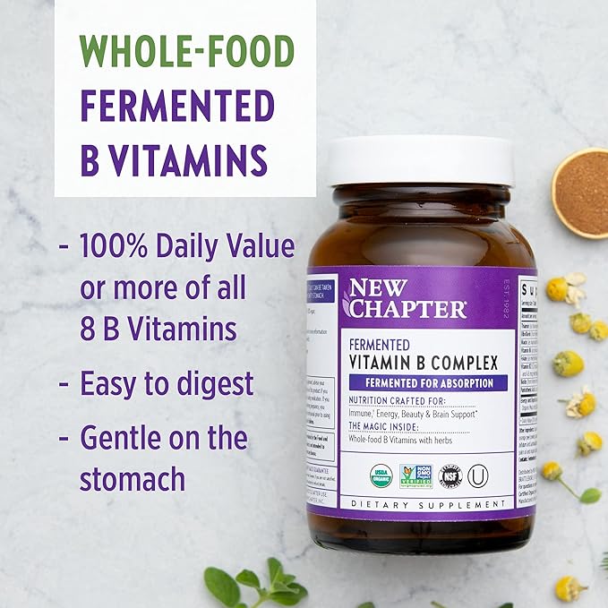 New Chapter Fermented vitamin b complex, 30 Count