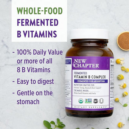 New Chapter Fermented vitamin b complex, 30 Count