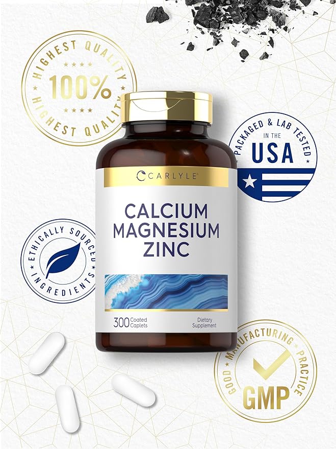 Carlyle Calcium Magnesium Zinc 300 Caplets