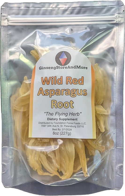 Wild Red Asparagus Root, Large High 8oz