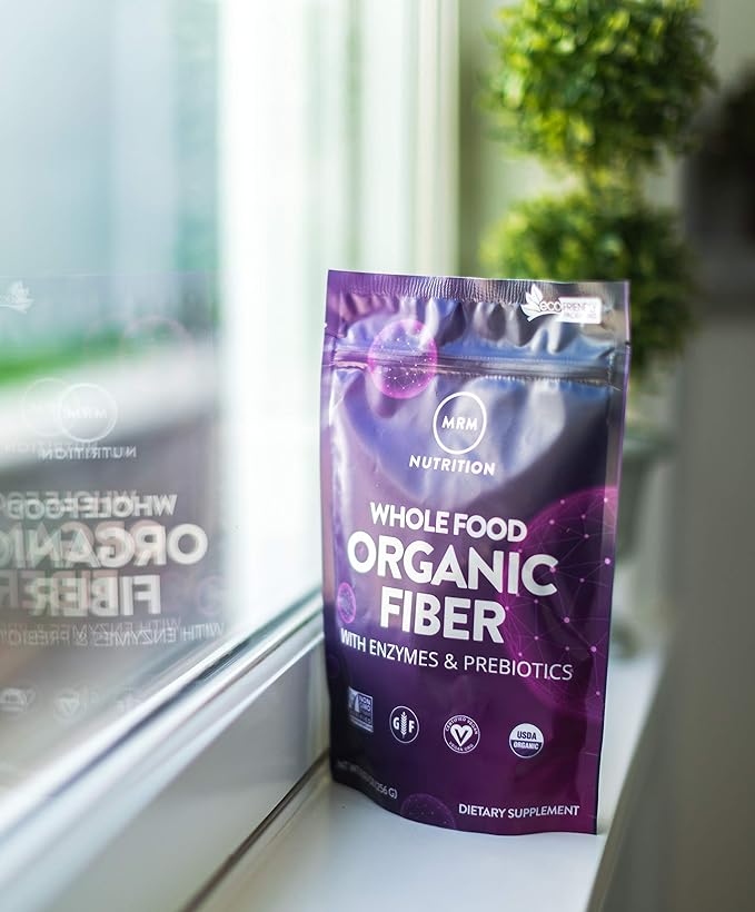MRM Nutrition Whole Food Organic Fiber 6g fiber 32 servings