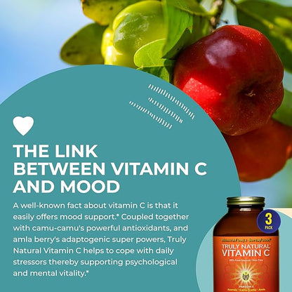 HEALTHFORCE SUPERFOODS Truly Natural Vitamin C 400 Grams, 67 Servings 3)