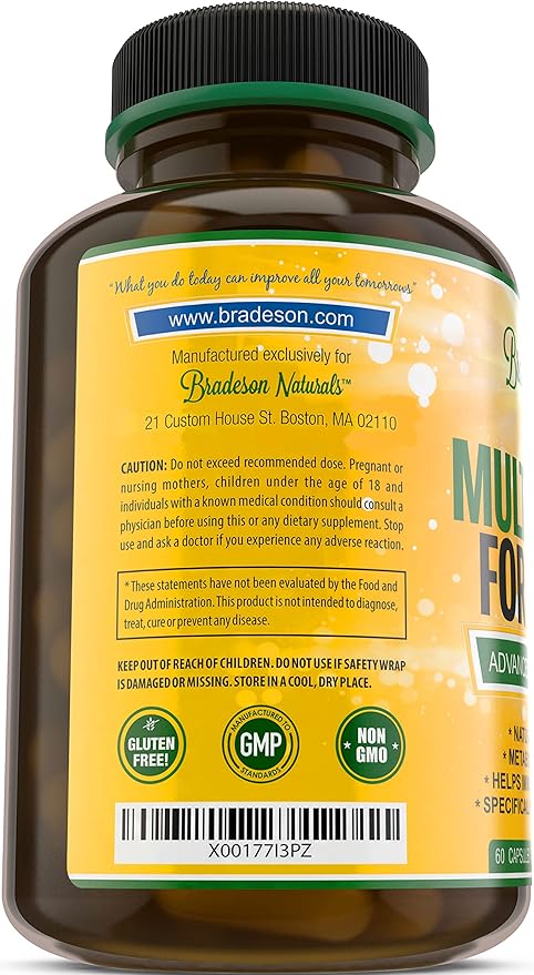 Women's Multivitamin Supplement. Vitamins A C USA,60 Caps