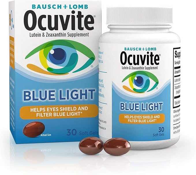 Ocuvite Blue Light Lutein 25mg Lutein 30 Softgels