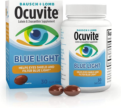 Ocuvite Blue Light Lutein 25mg Lutein 30 Softgels