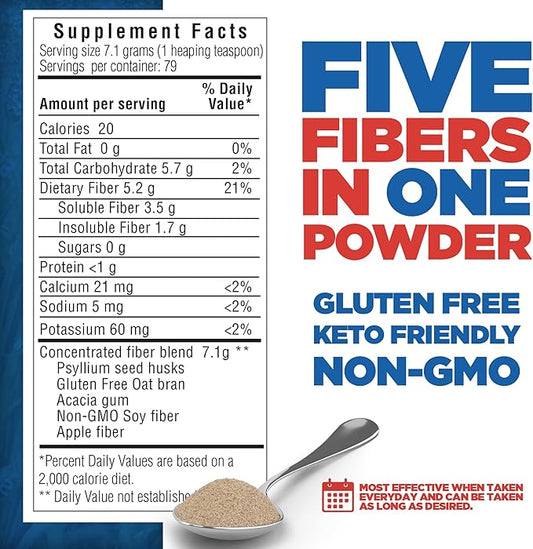 Yerba Prima Daily Fiber Formula 20 oz