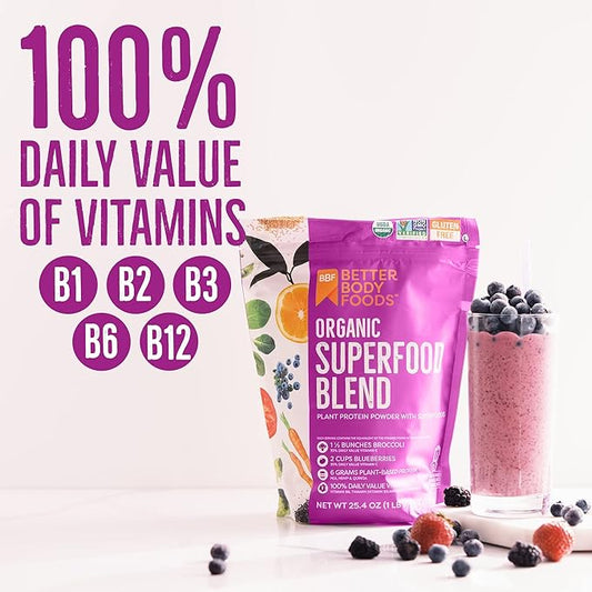 BetterBody Foods Organic Superfood Powder B12 (12.7 (12.7 oz.)