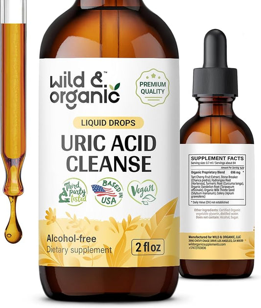 Uric Acid Cleanse Drops 2 oz