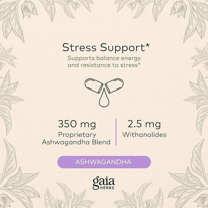Gaia Herbs, Ashwagandha Root Vegan Liquid 120 Ct 1)
