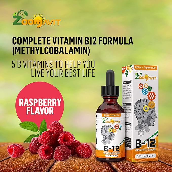 Vitamin B Complex Liquid Drops B2, B3, B3, B5, B5, B6 B6 & B12 -