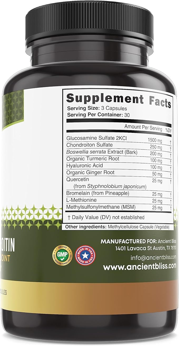Glucosamine Chondroitin MSM Mobility & Joint (90 Capsules)