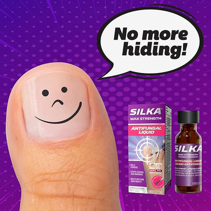SILKA Max Strength Antifungal Liquid 1%, 0.45 0.45 Fl 1