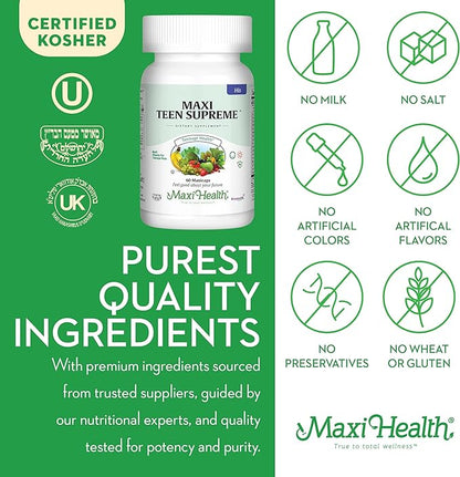 Maxi Health Teen Supreme HIS Vitamins 12-17 -