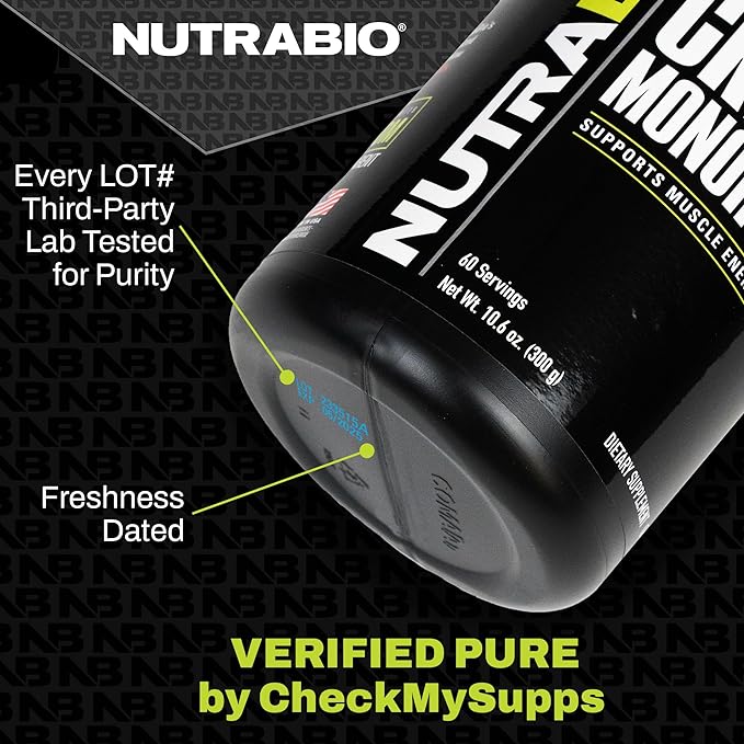 NutraBio HMB 1000mg- 120 Capsules