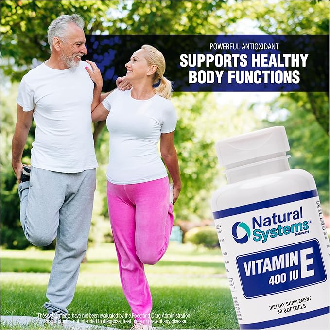 Vitamin E 60 Softgels 400 IU