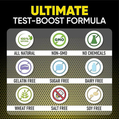 Alpha Enlargement Pills for Men - Increase 2 in 60 Days Male Enhancing Supplement - Horny Goat Weed Muscle Builder - Testosterone Booster for Men - Energy, Strength, Stamina, Endurance, Performance