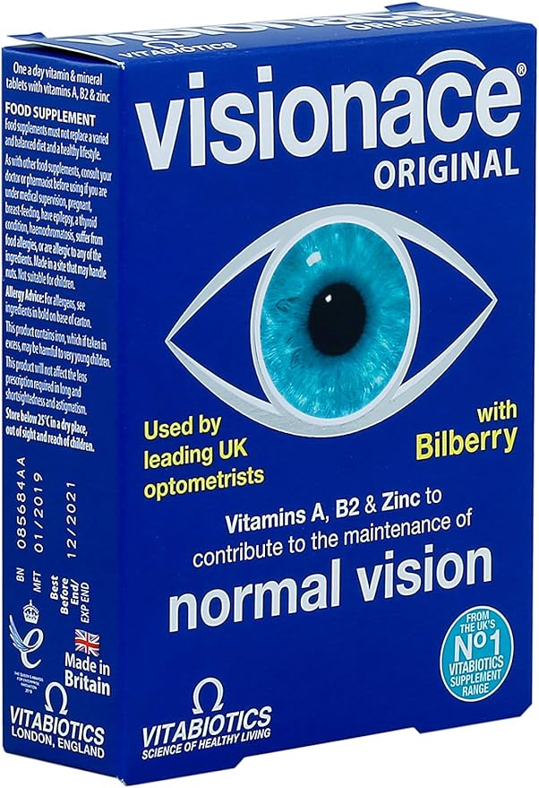 Vitabiotics Visionace Original B2 and 30 Tablets