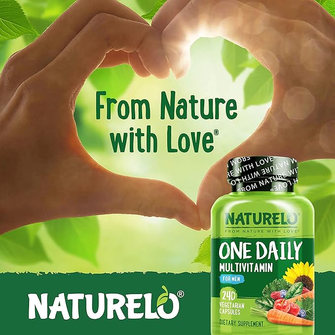 NATURELO Mens Multivitamins 240 Vegetarian