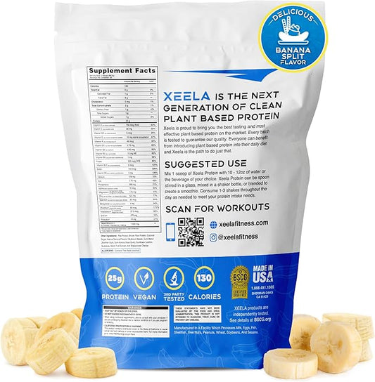 XEELA Plant Based Vegan Protein Powder 25g High