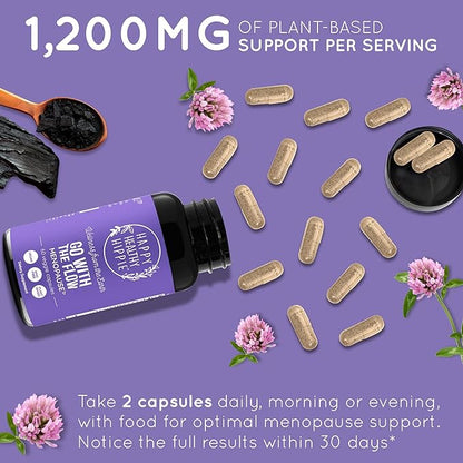 Menopause Supplements for Women – DIM + Probiotics | Estrogen Metabolism & Hormone Balance Support | Perimenopause Relief | Hot Flashes, Mood Swings & Night Sweats | Magnesium Oxide, Dong Quai | 60 Ct