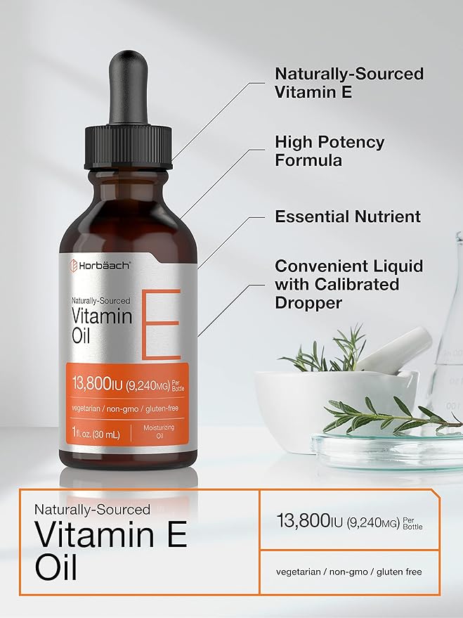 Horbäach Vitamin E Oil 13,800IU | 1oz |