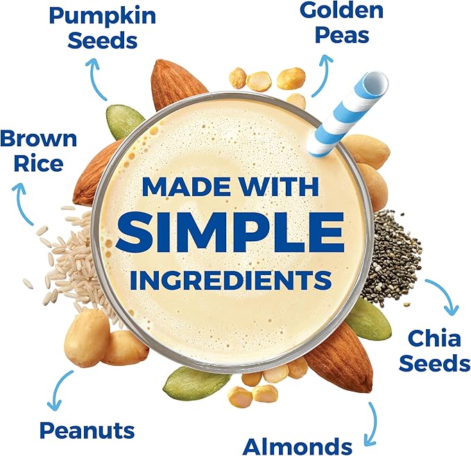 Orgain Organic Simple Vegan Protein Powder, Vanilla 20g Plant 1.25lb