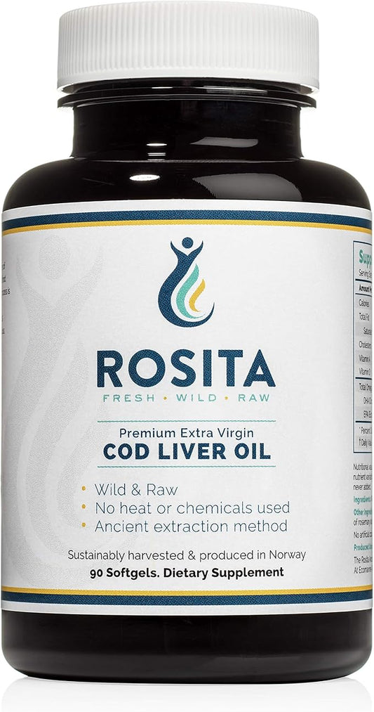 Rosita Extra Virgin Cod Liver Oil 90 Count