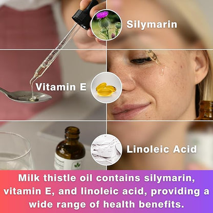 CO2 Extracted Milk Thistle Seed Oil 100% Potent 2 Fl