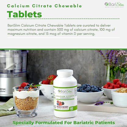 BariSlim Bariatric Calcium Citrate with Magnesium 500 mg (90 Servings)