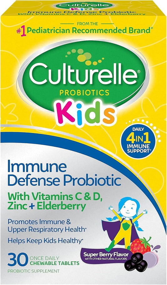 Culturelle Immune Defense Probiotic with Vitamin 4-in-1 & 4-in-1 Daily