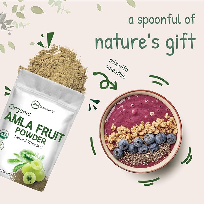 Organic Amla Powder (Amalaki) 32oz, India