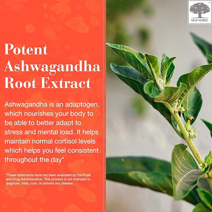 NEW NORDIC Ashwagandha Gummies 300 mg 60 Gummies