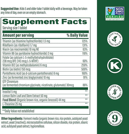 MegaFood Kids B Complex 8 B B6, Vitamin B12, Folate, 30 Mini