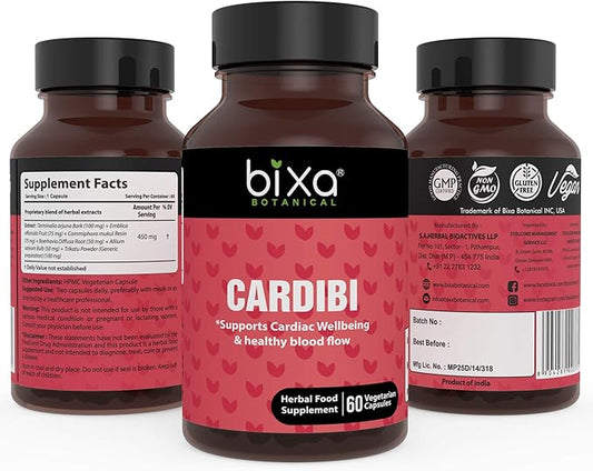 bixa BOTANICAL CARDIBI Capsules 60 Veg (450mg) (with