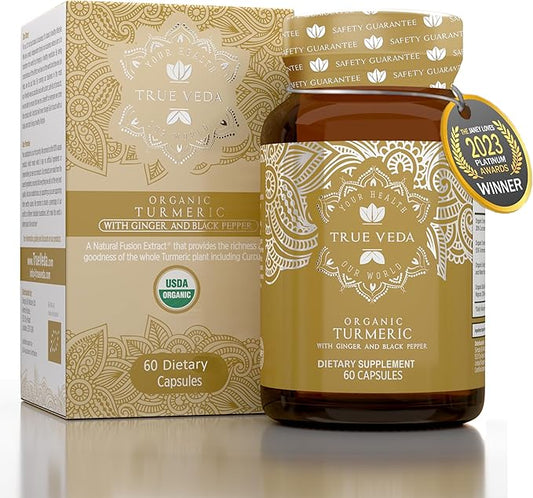 Organic Turmeric Capsules 60 Pills