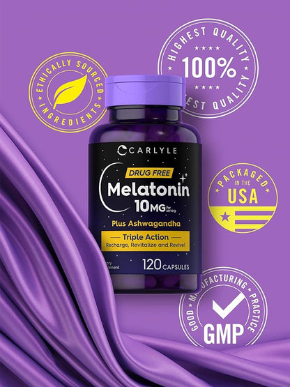 Carlyle Melatonin 10mg 120 Capsules