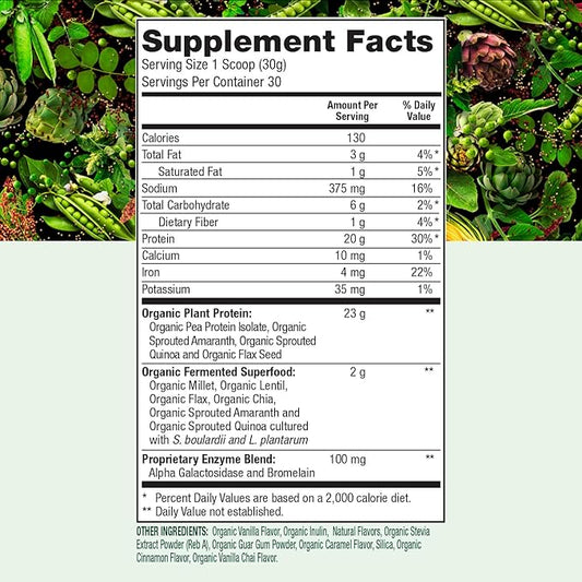 PlantFusion Complete Organic Protein Powder 2 lb